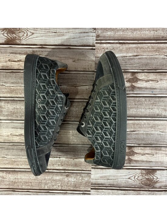 MCM Terrain Lo Monogram Jacquard sneaker Sz 42 US 9 color black grey made Italy main image 10
